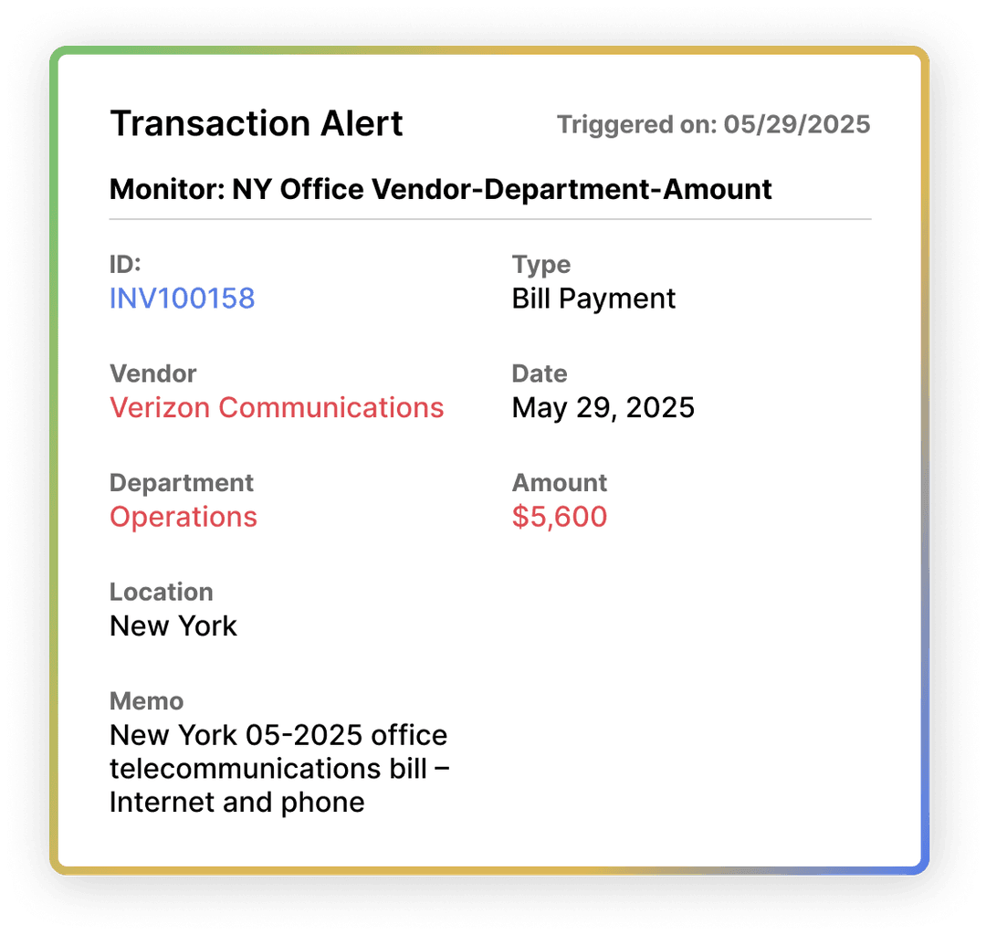 Catch transaction coding errors as they happen