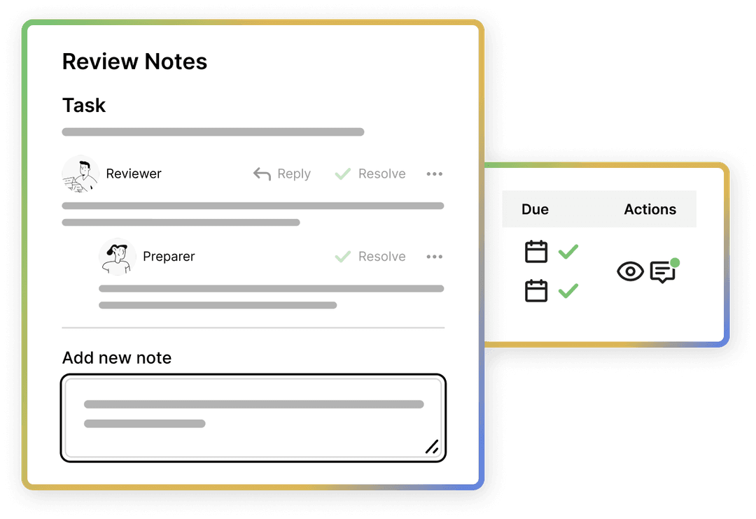 Collaborate directly in CloseCore